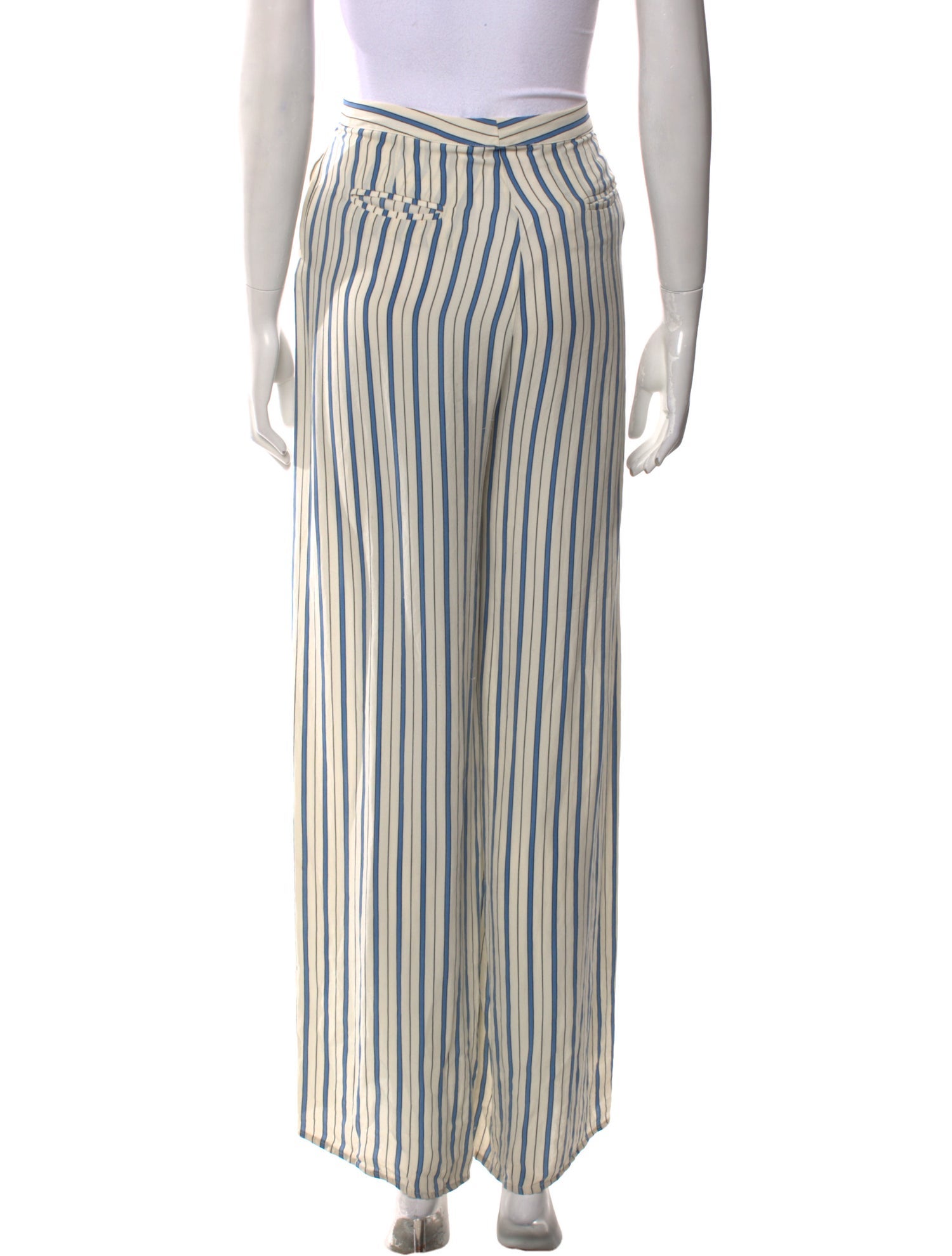 Johanna Ortiz Striped Wide Leg Pants